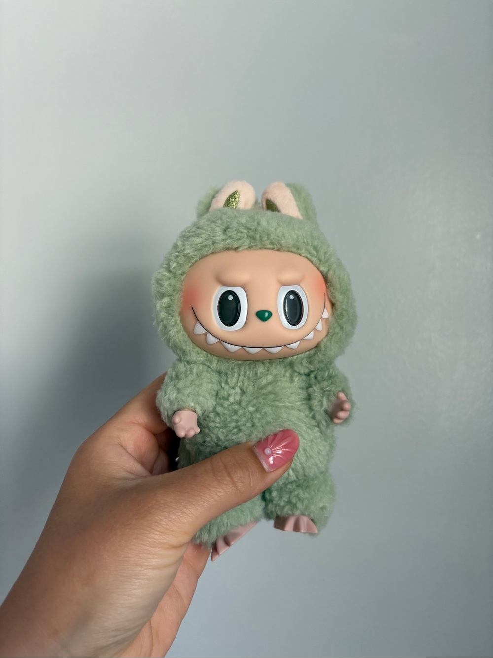 POP MART Labubu V1 Exciting Macaron The Monsters Green Grape